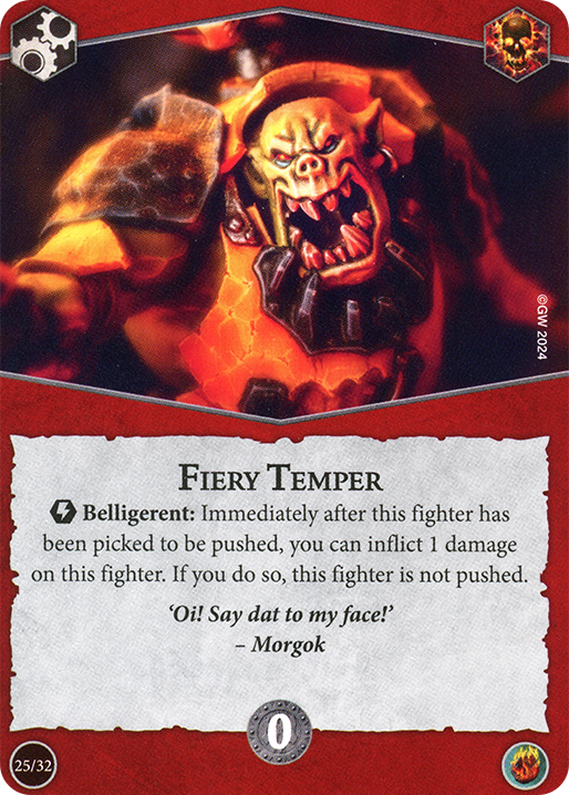 Fiery Temper